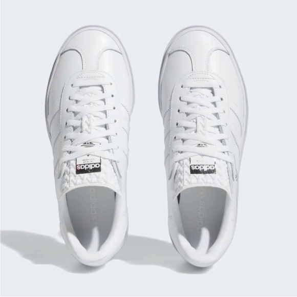 adidas Gazelle Bold Triple White - Picture 4 of 10